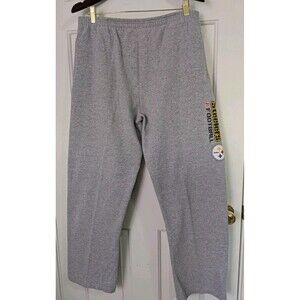 Pittsburgh Steelers NFL Team Apparel Sweatpants Joggers Mens Medium Gray Stretch